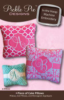 Piece Of Cake Pillows - In the Hoop Embroidery with CD