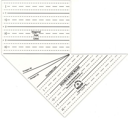 The Sewing Revolution Double Mitre Ruler