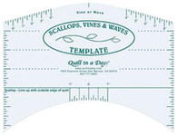 Scallops, Vines and Waves Template