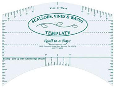 Scallops, Vines and Waves Template