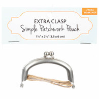 Extra Clasp Simple Patchwork Pouch