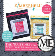 The Kristine Zipper Pouches Spool Small and Medium Machine Embroidery CD