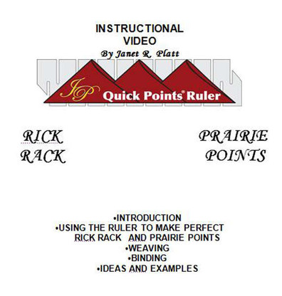 Instructional DVD For Quick Points Prairie Point Ruler