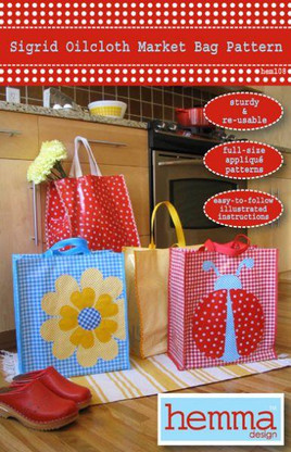Sigrid Oilcloth Market Bag