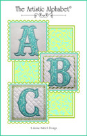 The Artistic Alphabet Embroidery Design CD