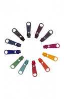 Zipper Pull Set - DARKS - 12 #4.5 pulls