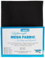 Lightweight Mesh Fabric Black 18in x 54in