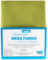 Lightweight Mesh Fabric Apple Green 18in x 54in