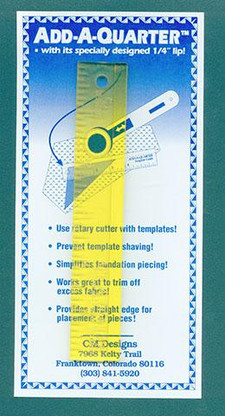 Add-A-Quarter Ruler 6 inch x 1 inch