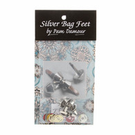 Bag Feet 1/2 Silver 8/pkg