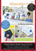 Home Sweet Home Bench Pillow Machine Embroidery CD