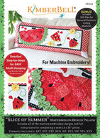 Slice of Summer Watermelon Machine Embroidery CD