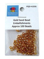 Embellishment Kit Seed Beads Gold