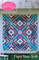 Flight Map Quilt Pattern