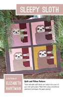 Sleepy Sloth Quilt and Pillow Pattern
