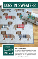 Dogs in Sweaters Quilt and Pillow Pattern