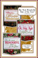 The Most Wonderful Time of the Year Wall Hangings Embroidery Design CD