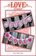 Love Banner Machine Embroidery Design CD