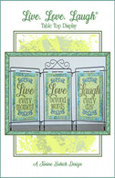 Live Love Laugh Table Top Display Machine Embroidery Design CD