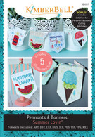 Pennants and Banners Summer Lovin Machine Embroidery CD