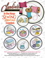 In The Hoop Sewing Essentials Coasters Machine Embroidery CD
