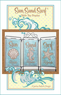 Sun Sand Surf Table Top Display Machine Embroidery Design CD