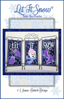 Let It Snow Table Top Display Embroidery Design CD