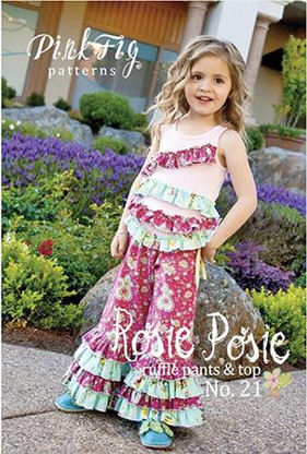 Rosie Posie Ruffle Pants