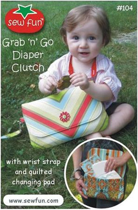 Grab 'n Go Diaper Clutch Pattern