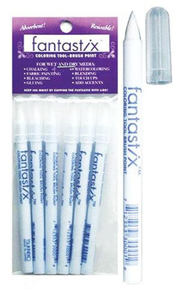 Fantastix All Purpose Liquid Ink Applicator Brush Tip 6/pkg