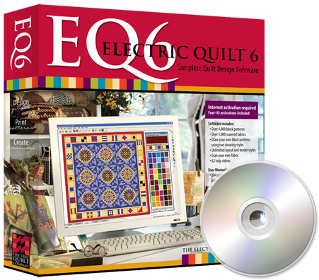 Electric Quilt 6 Software CD-ROM