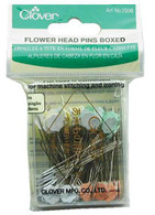 Flower Head Pins 4 Colors Size 32 - 2in 100ct
