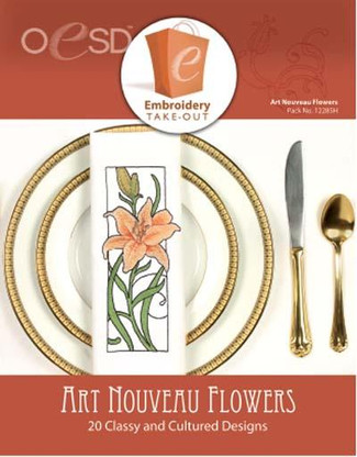 Art Nouveau Flowers CD