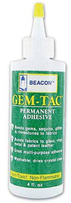 Gem-Tac Permanent Adhesive 4oz