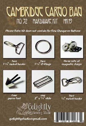Hardware Kit Cambridge Cargo Bag - Silver