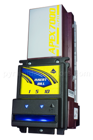 Factory Refurbished MDB Apex Bill Acceptor (Multi-Drop Bus) with 500-Bill Cassette, Part No. 7400-UB4-USA