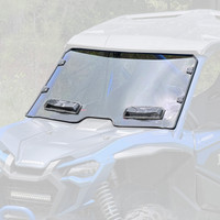 Seizmik Versa-Vent Toolless Front Windshield - Scratch Resistant Poly - Honda Talon