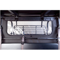 Seizmik Soft Rear Windshield & Dust Panel - 2015-2026 Kawasaki Mule Pro-DX/DXT/FX/FXR/FXT