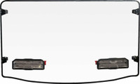 Seizmik Versa-Vent Toolless Front Windshield - Scratch Resistant Poly - 2016-2025 Honda Pioneer 1000
