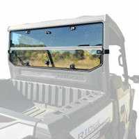 Seizmik Rear Folding Windshield - UV Resistant Poly - Kawasaki Ridge