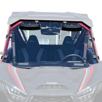 SEIZMIK Versa-Vent Front Windshield - Hard Coated Poly - Kawasaki KRX 1000