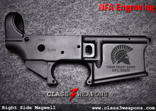 NFA Engraving Graphic AR-15 / AR-10 Style Lower Receiver Services