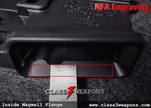 NFA Engraving Flange Text AR-15 / AR-10 Style Lower Receiver Services