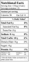 Vermont Maple Balsamic Nutritional Info