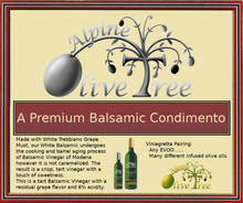 A Premium White Balsamic Condimento
