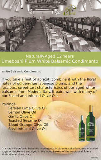 Umeboshi Plum White Balsamic Condimento