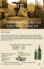 Frantoio/Leccino Extra Virgin Olive Oil