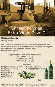 Chilean Koroneiki Extra Virgin Olive Oil