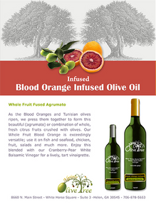 Blood Orange Olive Oil Fusti Tag
