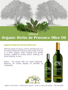 Herbs de Provence Olive Oil Fusti Tag